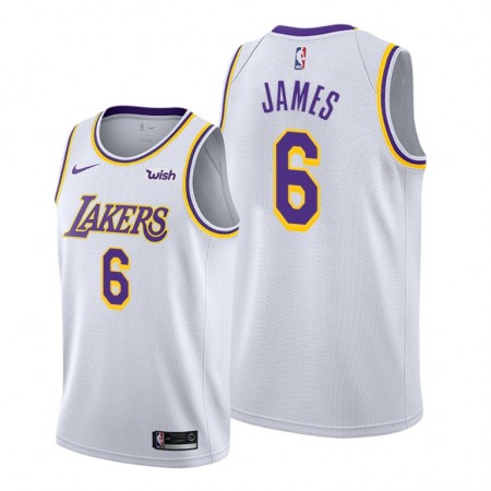 Maglia NBA Los Angeles Lakers LeBron James 6 Nike 2021-22 Association Edition Swingman - Uomo